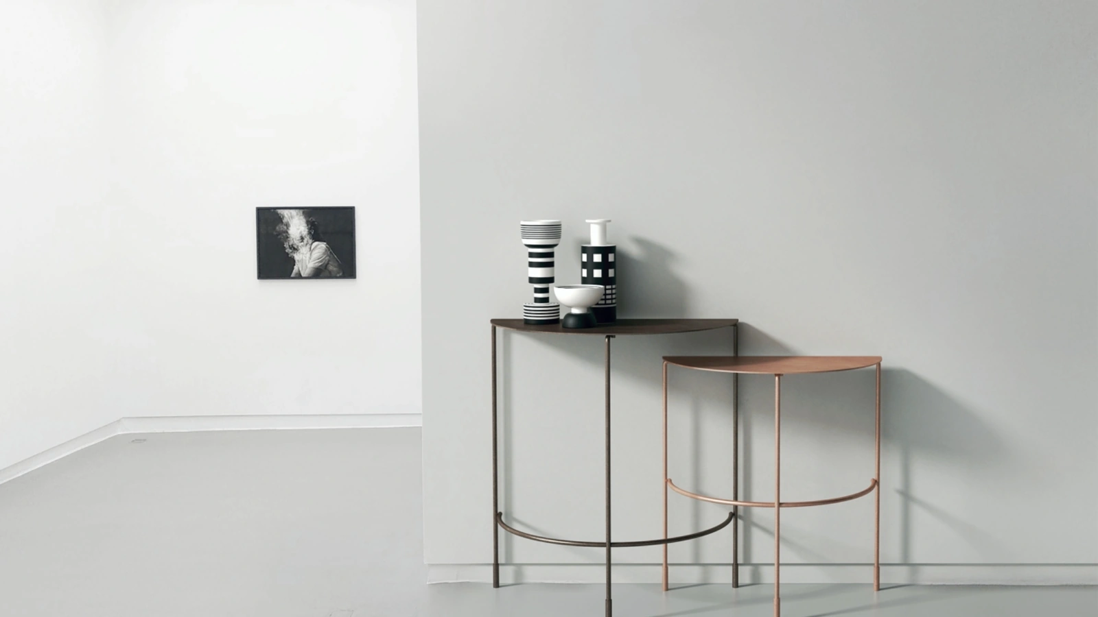 Tavolino in metallo Hoodi di Midj