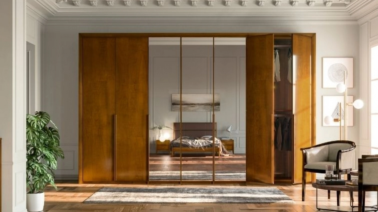 Armadio componibile con ante battenti Intesa di Le Fablier