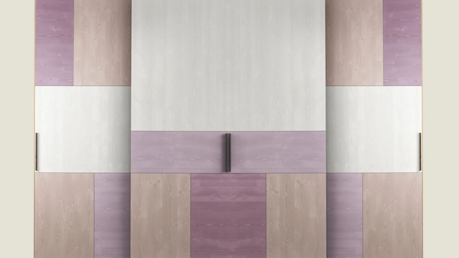 Armadio con ante scorrevoli moderno Tetris di Callesella