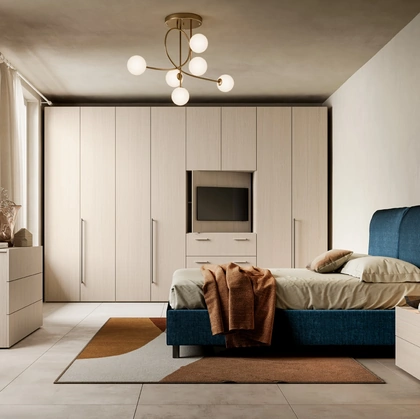 Letto con contenitore Taku di SantaLucia