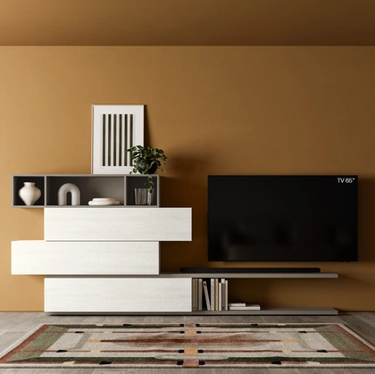 Parete Attrezzata Pratico PTG402 di SantaLucia