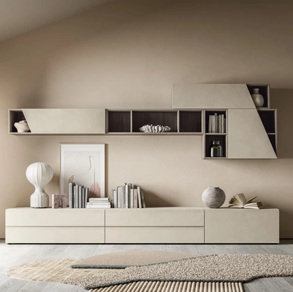 Parete Attrezzata Pratico PTG421 di SantaLucia