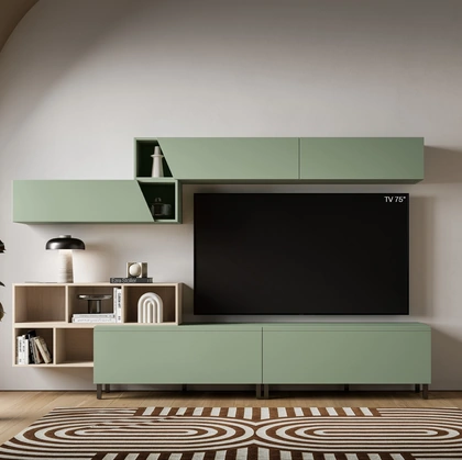 Parete Attrezzata Pratico PTG424 di SantaLucia