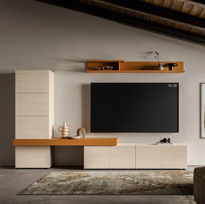 Parete Attrezzata Pratico PTG442 di SantaLucia