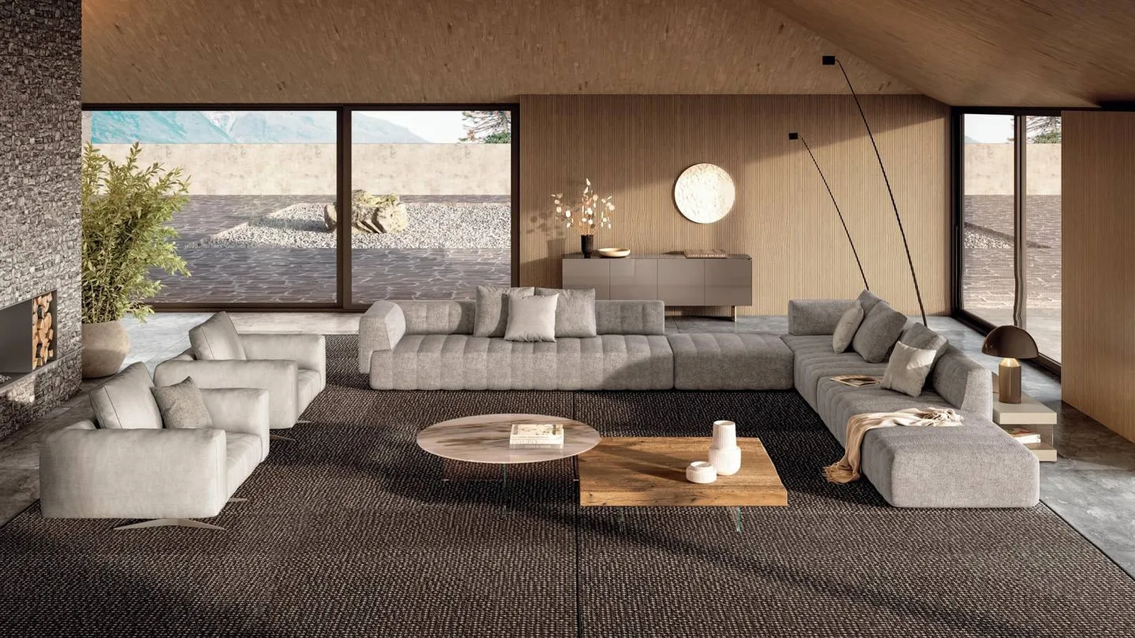 Divano angolare Hero di Lago