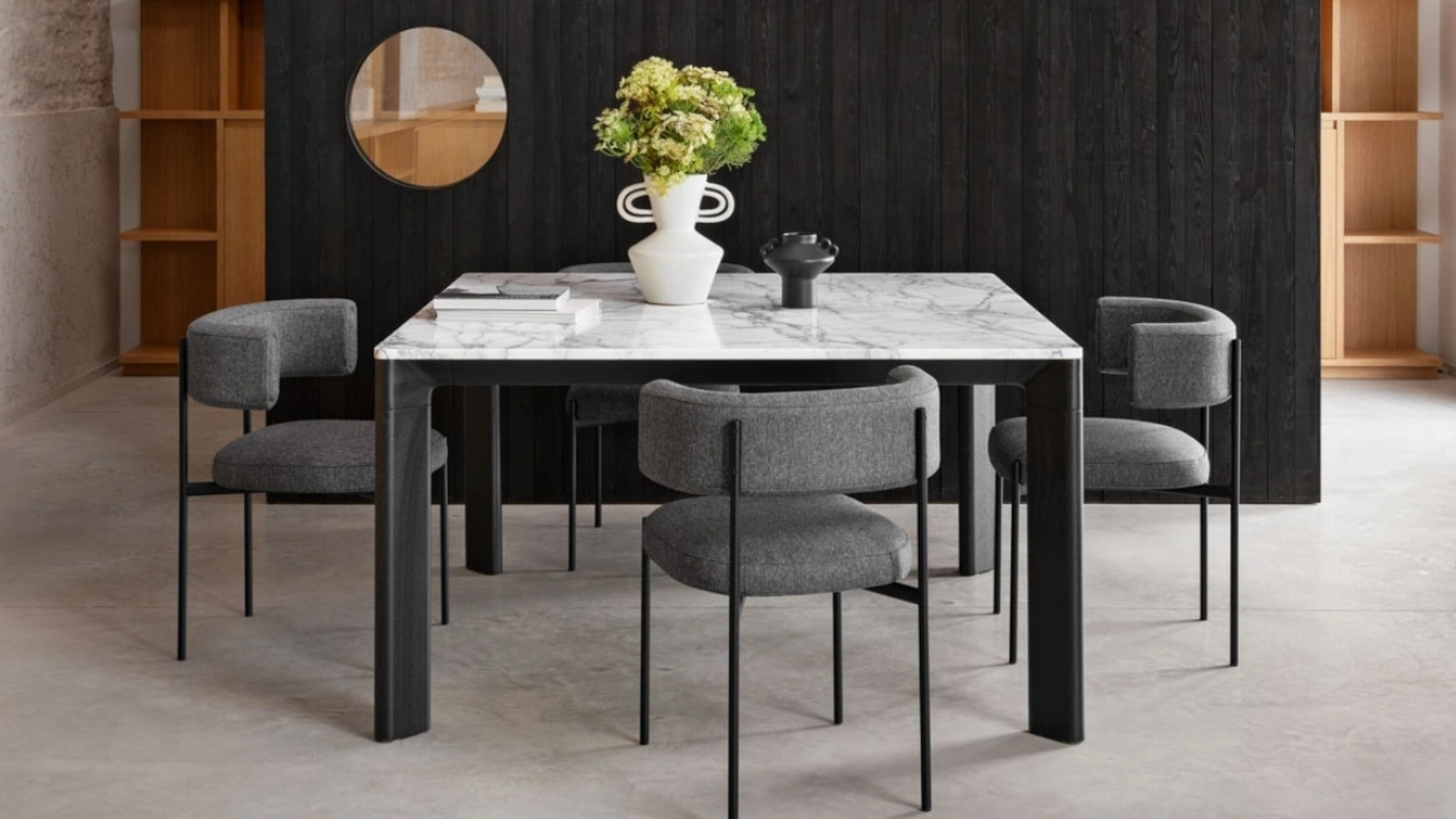 Tavolo quadrato in marmo Planum di Midj